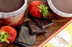Strawberry Chocolate Protein Dessert Pot
