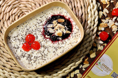 Cherry Bakewell Overnight Oats