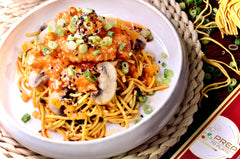 Spicy Korean Chicken Noodles