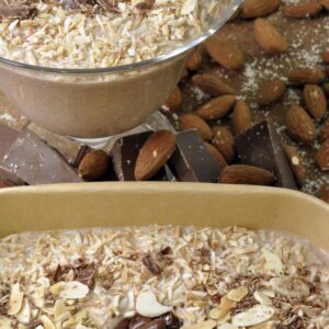 Overnight Oats : Chocolate Almond Joy